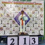 Pragathi won first prize ( Jubilee School Vijinapura)